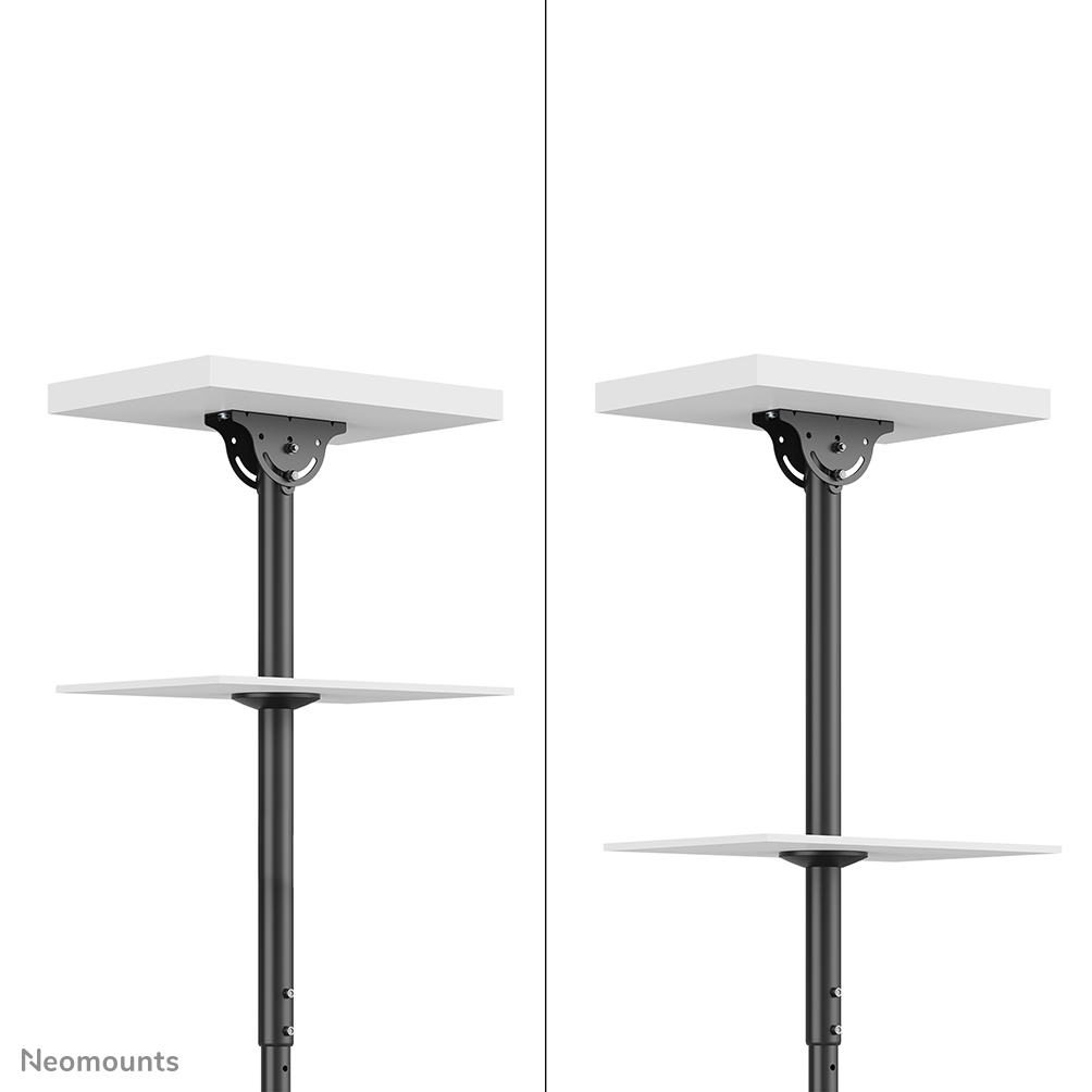 Neomounts CL35-340BL22 Dual monitor/TV mount ceiling 23-42" - h 106-156 cm